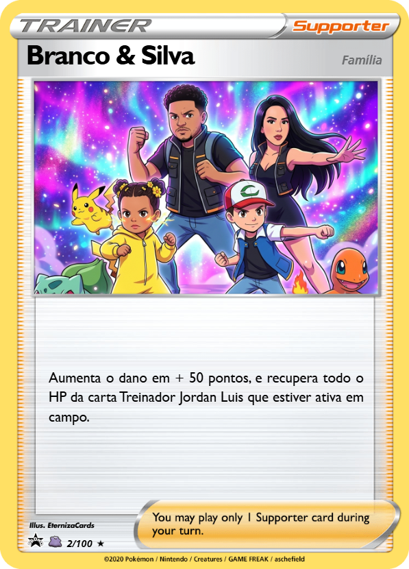 Carta personalizada Família Branco e Silva